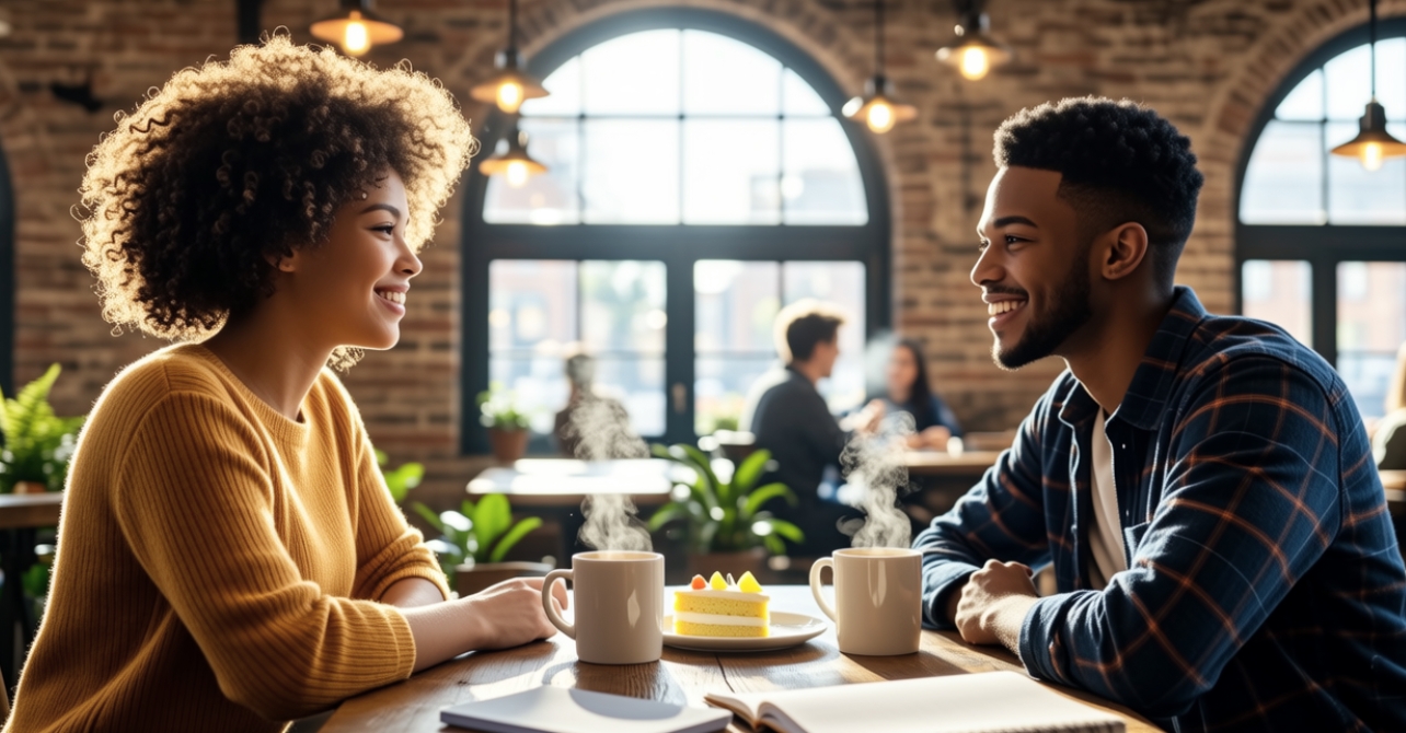 A high-quality visual showing a smartphone with engaging message bubbles