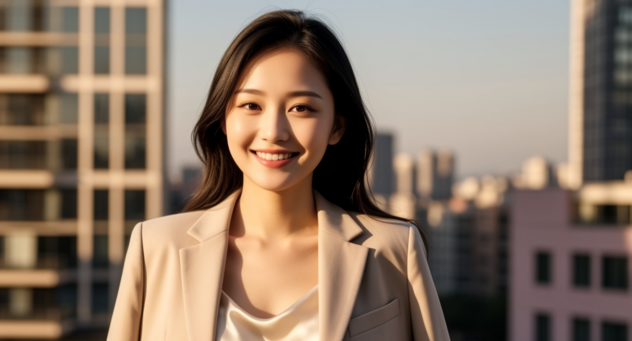 A professional portrait for dating profile